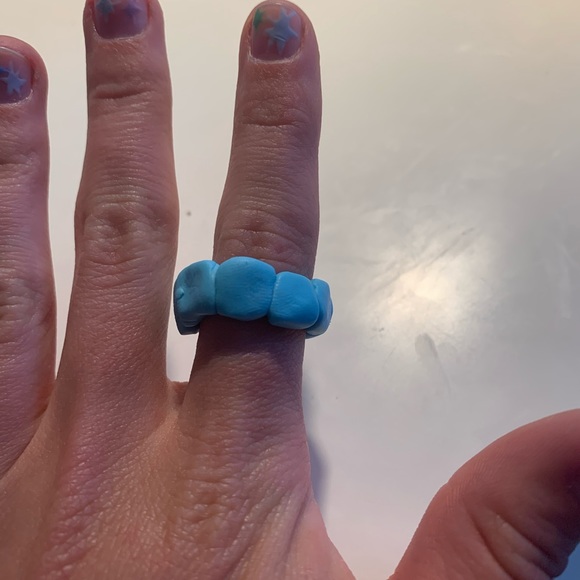 6 handmade polymer clay rings!! - Picture 6 of 7